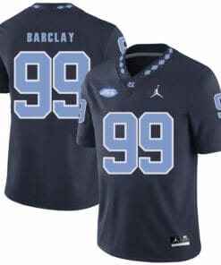 North Carolina Tar Heels #99 George Barclay Football Jersey Black