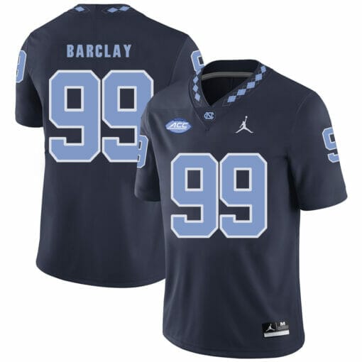 North Carolina Tar Heels #99 George Barclay Football Jersey Black