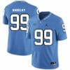 North Carolina Tar Heels #99 George Barclay Football Jersey Blue