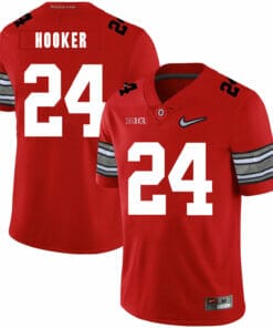 Ohio State Buckeyes #24 Malik Hooker Football Jersey Diamond Red