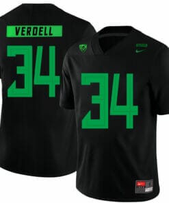 CJ Verdell Oregon Ducks Jersey #34 College Football Black
