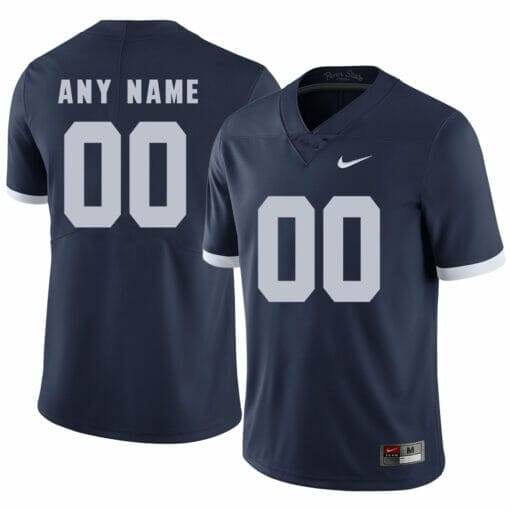 Personalized Penn State Jersey Custom Name Number Football Jersey Dark Blue