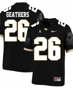 Knights Clayton Geathers #26 NCAA College Football Jersey Black