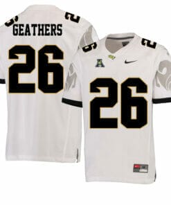 UCF Clayton Geathers #26 NCAA College Football Jersey White