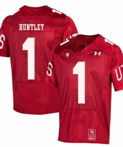 Utah Utes Huntley Jersey #1 Tyler NCAA College Football Red