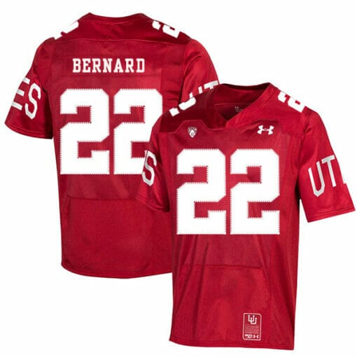 Utah Utes #22 Micah Bernard NCAA College Football Jersey Red