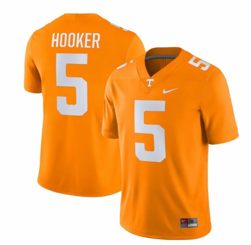 Hendon Hooker Jersey #5 Tennessee Volunteers Replica Football Jersey – Orange