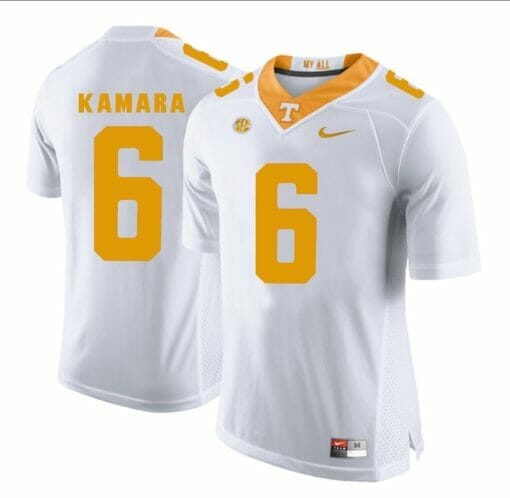Tennessee Volunteers Alvin Kamara Jersey #6 Football NCAA Jerseys White