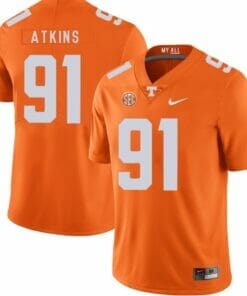 Doug Atkins Tennessee Volunteers Jersey #91 Football NCAA Orange White