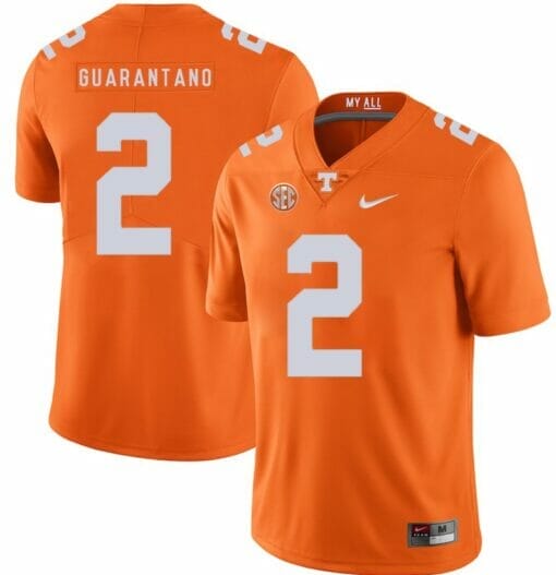 Jarrett Guarantano Tennessee Volunteers Jersey #2 Football NCAA Dark Orange