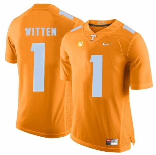 Tennessee Volunteers Jason Witten Jersey #1 Football NCAA Jerseys Orange