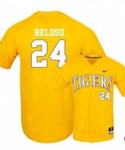 Cade Beloso Jersey Lsu Tigers Baseball NCAA College Yellow Elite Alumni #24