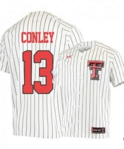 Cal Conley Jersey Texas Tech Red Raiders Baseball NCAA College White Alumni #13