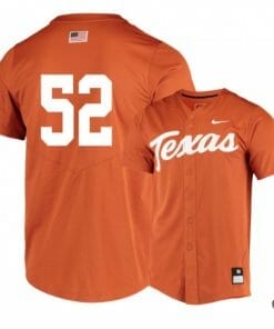 Zach Zubia Jersey Texas Longhorns Baseball NCAA College Elite Orange Alumni #52