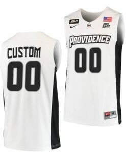 Custom Providence Friars Jersey Name and Number College Basketball BLM White