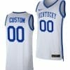 Custom Kentucky Wildcats Jersey Name and Number College Basketball 2022-23 White
