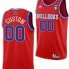 Custom Louisiana Tech Bulldogs Jersey Name and Number College Basketball Red
