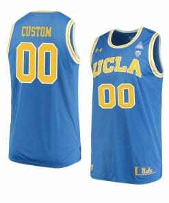 Custom UCLA Bruins Jersey Basketball College Name and Number Replica Performance Blue