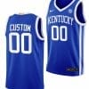 Custom Kentucky Wildcats Jersey Name and Number College Basketball Blue Away 2022-23