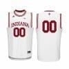 Custom Indiana Hoosiers Jersey College Basketball Name and Number Road White