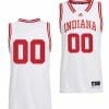 Custom Indiana Hoosiers Jersey Name and Number College Basketball Reverse Retro White