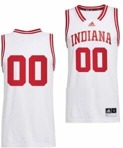 Custom Indiana Hoosiers Jersey Name and Number College Basketball Swingman White