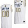 Custom Georgia Tech Yellow Jackets Jersey Name and Number College Basketball White Swingman