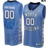 Custom North Carolina Tar Heels Jersey College Basketball Name and Number Light Blue