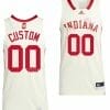 Custom Indiana Hoosiers Jersey Name and Number College Basketball Honoring Cream