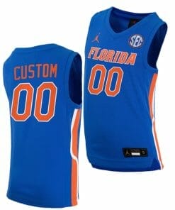 Custom Florida Gators Jersey Name and Number College Basketball Royal