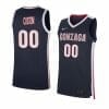 Custom Gonzaga Bulldogs Jersey Basketball College Name and Number Navy