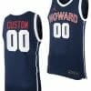 Custom Howard Bison Jersey Name and Number College Basketball Navy