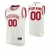 Custom Indiana Hoosiers Jersey College Basketball Name and Number White