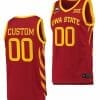 Custom Iowa State Cyclones Jersey Name and Number College Basketball Cardinal