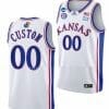 Custom Kansas Jayhawks Jersey Name and Number College Basketball 2023 NCAA March Madness