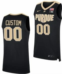 Custom Purdue Boilermakers Jersey Name and Number College Basketball Alumni Black