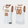Custom Texas Longhorns Jersey Name and Number College Basketball White