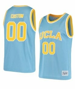 Custom UCLA Bruins Jersey Basketball College Name and Number Replica Blue