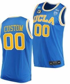 Custom UCLA Bruins Jersey Name and Number College Basketball Blue Away