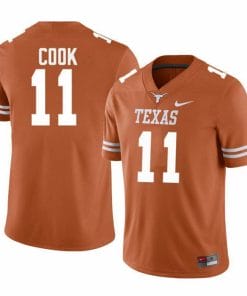 Texas Longhorns Anthony Cook Jersey #11 College Football Orange
